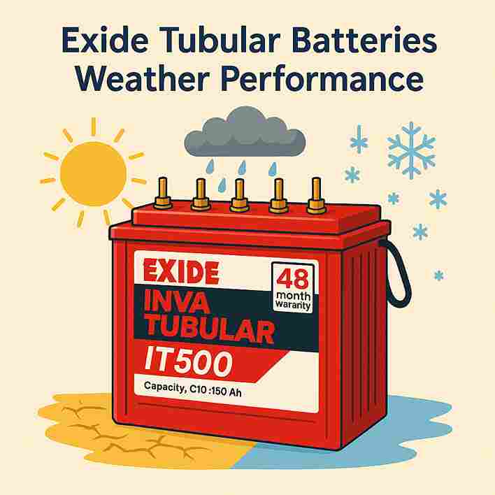 Exide Tubular Batteries - Weather Performance